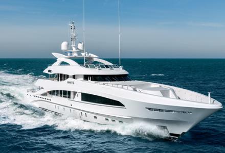 50-metre yacht White delivered by Heesen