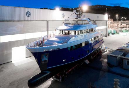 32-metre explorer yacht Gatto launched by Cantiere Delle Marche