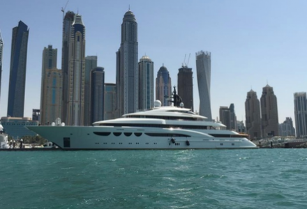 Quattroelle by Lurssen spotted in Dubai