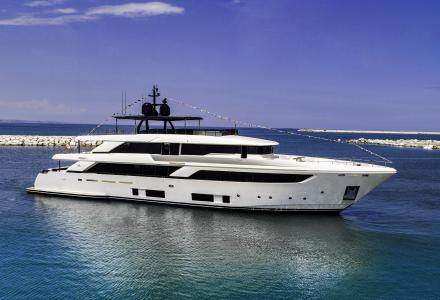 First 42-metre Navetta 42 launched, the new Custom Line Flagship