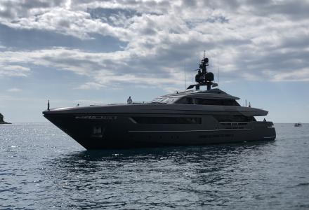 46-metre superyacht Lucky Me by Baglietto spotted in Rovinj, Croatia