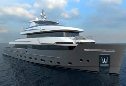 42-metre custom explorer yacht sold by Cantiere delle Marche