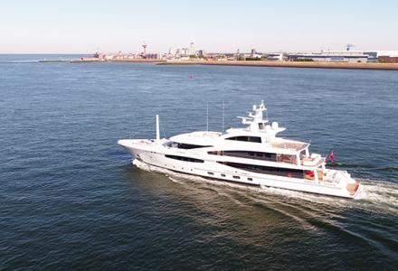 57-metre Amels first hybrid superyacht Volpini 2 delivered