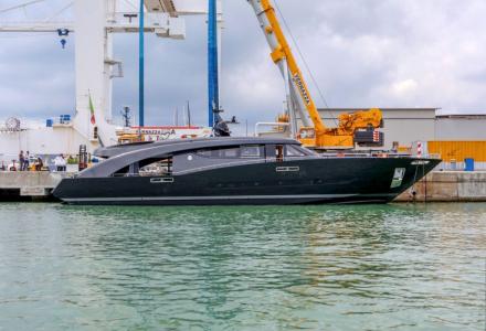 Roberto Cavalli's 27-metre superyacht Freedom launched by CCN
