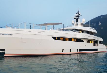 50-metre superyacht Cecilia by Wider on her sea trials