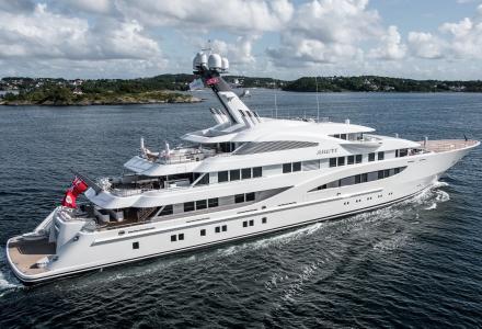 Areti: One of the largest yachts at the MYS now listed for sale