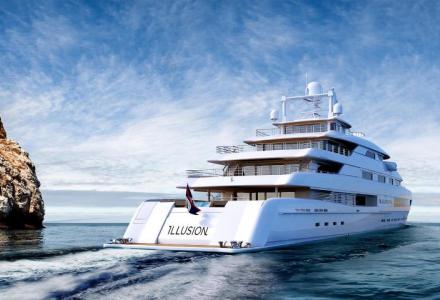 88.5m Illusion Plus sails to Monaco For Y.CO’s MYS 2018 display
