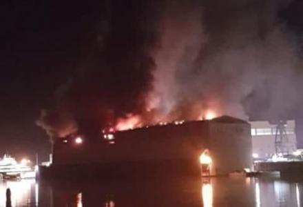 Fire breaks out at Lurssen damaging 100m+ new build
