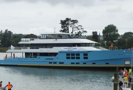 50m explorer yacht Project 1016 launched by McMullen&Wing