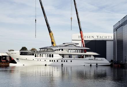 55-meter Project Castor by Heesen construction updates