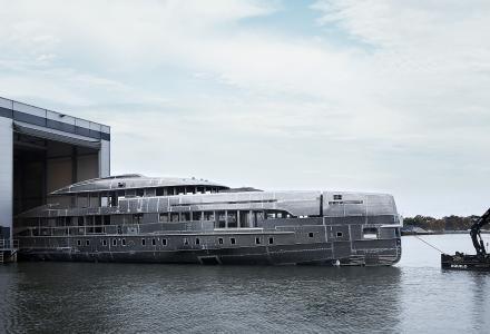 Construction update: YN 19150 Project Electra hull and superstructure now joined together!