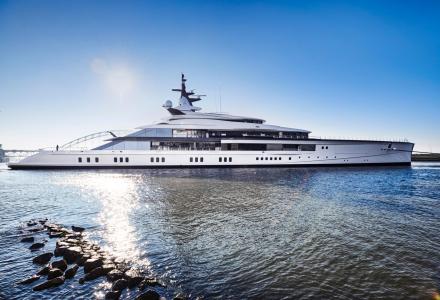 109-meter superyacht Project Bravo launched by Oceanco