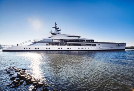 109m Oceanco Project Bravo on sea trials