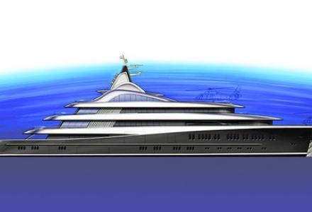 112m Palo Alto is being built by Lurssen Yachts