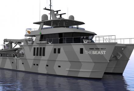 39-meter superyacht The Beast close to delivery