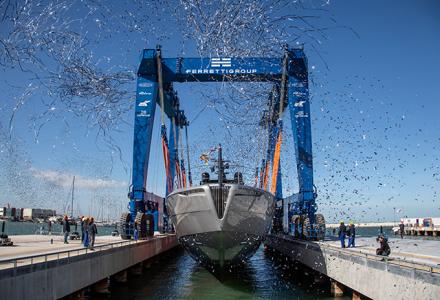 First Pershing 140 aluminum unit launched