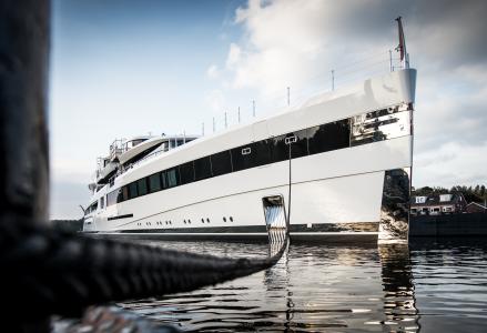 93m Feadship superyacht Lady S approaching her delivery date