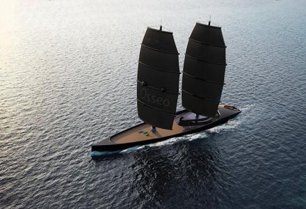 The Black Pearl code: 72m sailing yacht concept Osseo