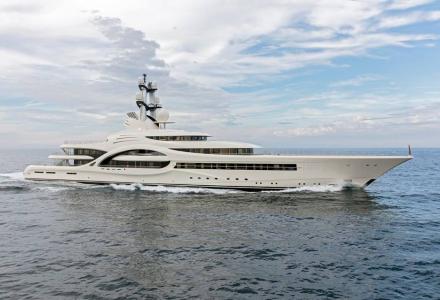Feadship largest superyacht 110m Anna prepares for summer season