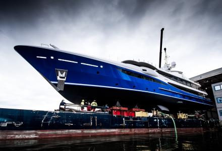 55m Nomad: new Amels 180 superyacht launched
