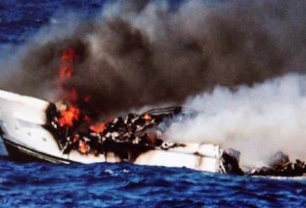 Camarina Royale from Benetti sinks near Cuba