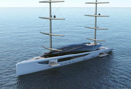 80m superyacht concept Manta by awarded Young Designer of the Year
