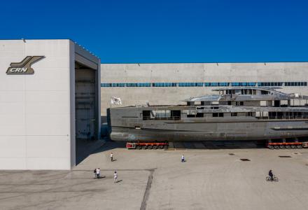 New 62m superyacht 138 taking shape at CRN
