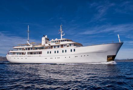 Country for old fleet: the 1960s martime school vessel converted to a superyacht