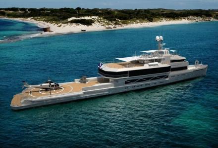 The largest Australian superyacht: 85m explorer Bold delivered