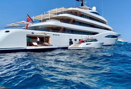 Canadian billionaire’s 96m superyacht Faith spotted in Sardinia