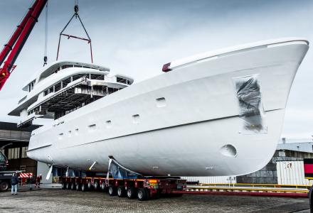 36m Moonen yacht Martinique nears completion
