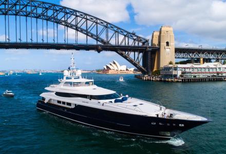 Mischief: Ahoy Club imports largest commercial yacht into Australia