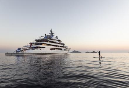 Inside Amadea the 106-meter Lürssen super-yacht 