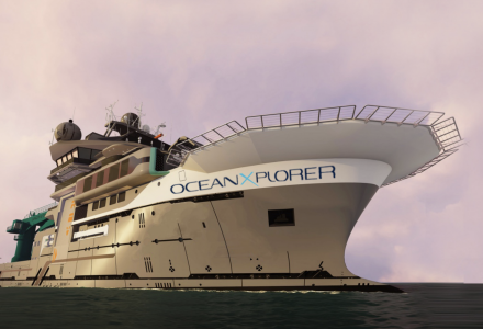 OceanXplorer expeditionary ship launched in Netherlands