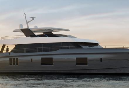 New 100 Sunreef Power Catamaran launching by Sunreef