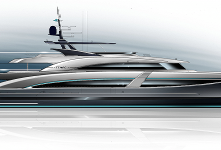 58m Tempo by DLBA: superyacht optimized with artificial intelligence in every system