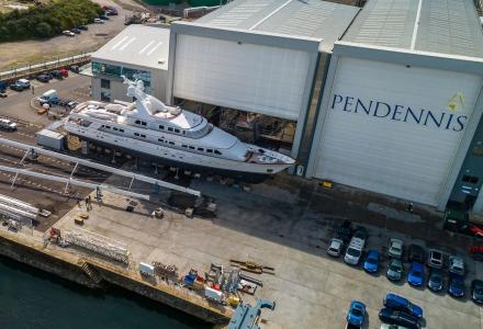 Pendennis Shipyard in Falmouth reopens after Covid-19