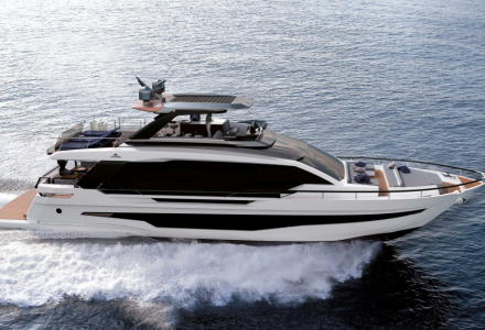 Astondoa showcases 25m Flybridge Yacht AS8