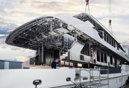A tour inside in-build 55m superyacht Project Pollux