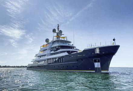 Spotted: the 64m expedition yacht Scout in Martha’s Vineyard