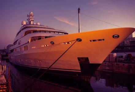 The refit completion of 73m Titania by Palumbo Superyachts Marseille