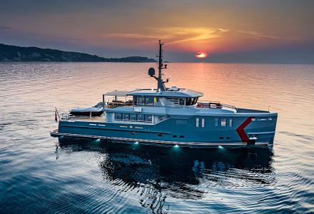 New delivery: CPN’s  37m explorer yacht K-584