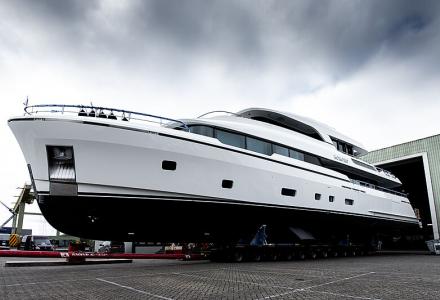 Kokoro, a.k.a. YN199, - another Martinique yacht launched by Moonen