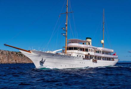 Haida 1929 - the winner of the 2019 Rebuilt Yachts World Superyacht Award