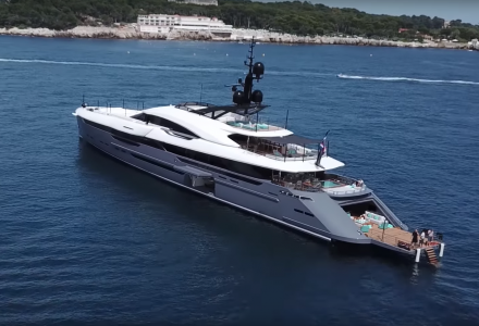 Utopia IV - the winner of the 2019 Semi-Displacement or Planing Motor Yachts 40m and Above World Superyacht Award