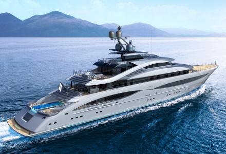 Turquoise Yachts 81m Concept Bora. More Interior Photos 