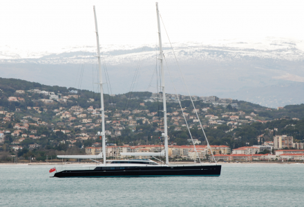85m sailing superyacht Aquijo delivered