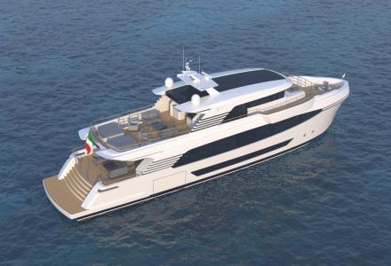 Tommaso Spadolini Presents the 32.8m Motor Yacht Concept