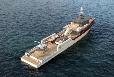 The Newest Rosetti’s Superyachts 55m Support Vessel
