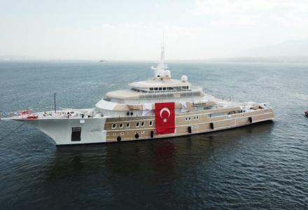 The 85m explorer Victorious Has Been Launched in Turkey